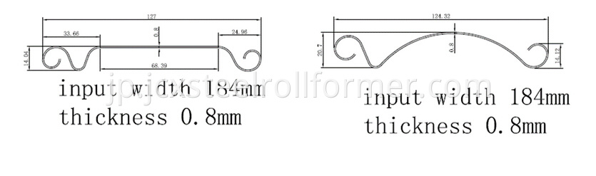 shutter door forming machine